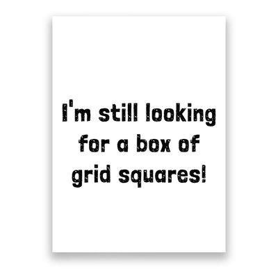 Grid Squares Poster