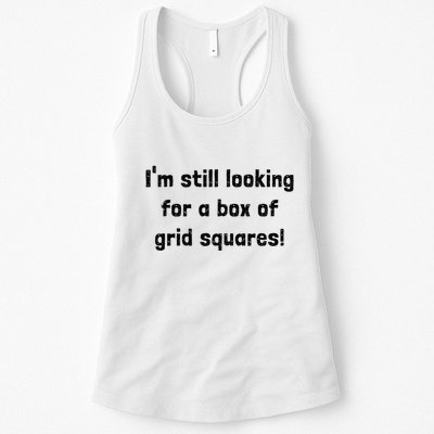 Grid Squares Womens Tank Top