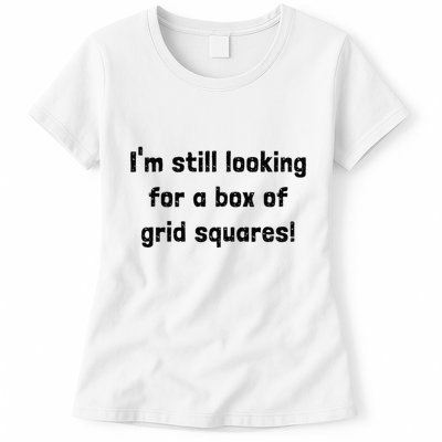 Grid Squares Womens T-Shirt
