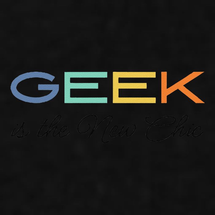 Geek Science Geek Is Chic It Nerd Funny Tech Geeky Stem Ladies PosiCharge Tri-Blend Wicking Tank