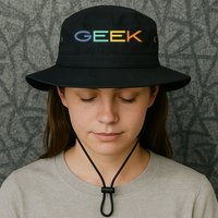 Geek Science Geek Is Chic It Nerd Funny Tech Geeky Stem Bucket Hat
