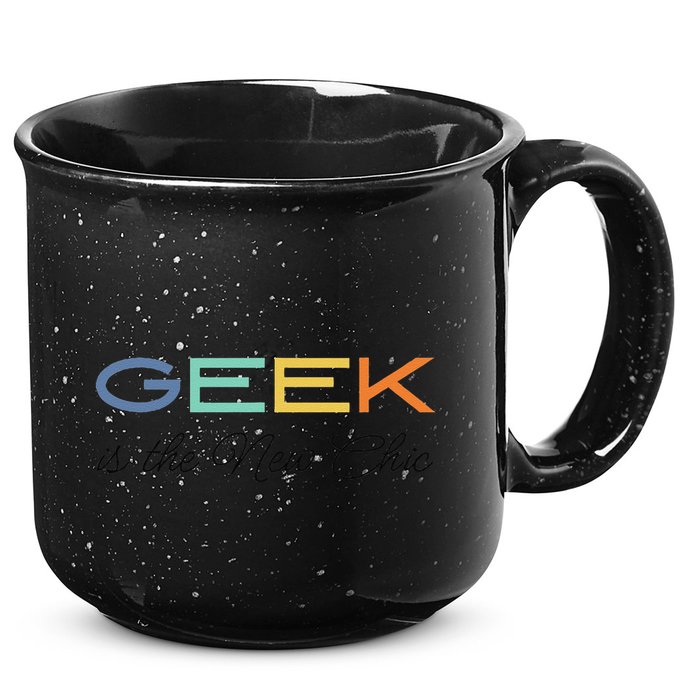 Geek Science Geek Is Chic It Nerd Funny Tech Geeky Stem 15oz Campfire Ceramic Mug