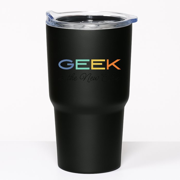 Geek Science Geek Is Chic It Nerd Funny Tech Geeky Stem Tumbler