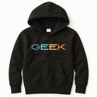 Geek Science Geek Is Chic It Nerd Funny Tech Geeky Stem Kids Hoodie