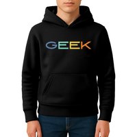 Geek Science Geek Is Chic It Nerd Funny Tech Geeky Stem Kids Hoodie