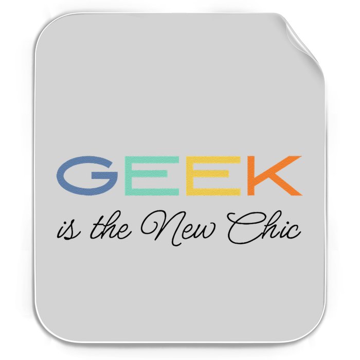Geek Science Geek Is Chic It Nerd Funny Tech Geeky Stem Permanent Decal Sticker