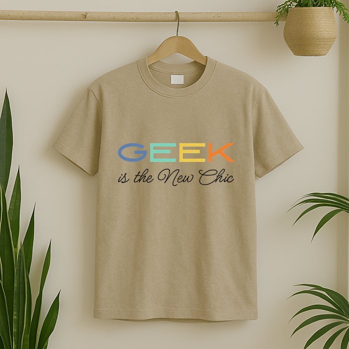 Geek Science Geek Is Chic It Nerd Funny Tech Geeky Stem T-Shirt