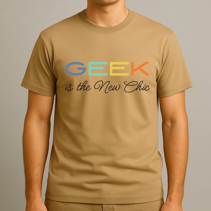 Geek Science Geek Is Chic It Nerd Funny Tech Geeky Stem T-Shirt