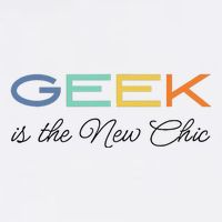 Geek Science Geek Is Chic It Nerd Funny Tech Geeky Stem Garment-Dyed Sweatshirt