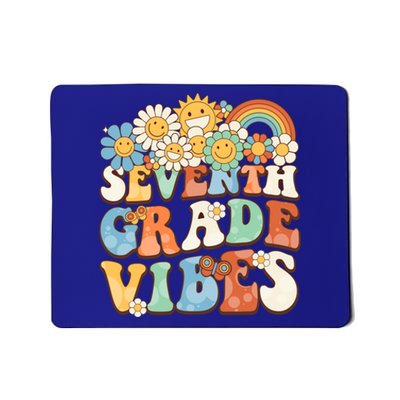 Groovy Seventh Grade Vibes Retro Teacher First Day Of School Gift Mousepad