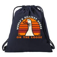 Gods Silliest Goose Costume Funny Meme Gifts Silly Goose Drawstring Bag