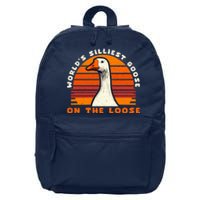 Gods Silliest Goose Costume Funny Meme Gifts Silly Goose 16 in Basic Backpack