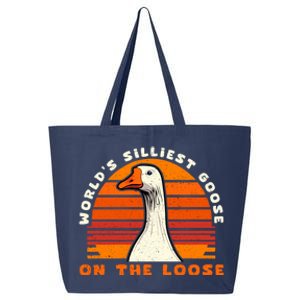 Gods Silliest Goose Costume Funny Meme Gifts Silly Goose 25L Jumbo Tote