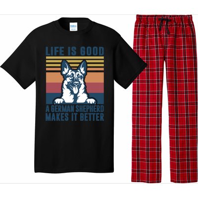 Ger Shepherd Gift Dog Dad Mom Ger Shepherd Gift Pajama Set