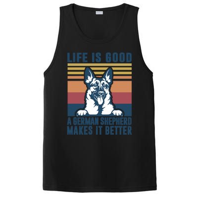 Ger Shepherd Gift Dog Dad Mom Ger Shepherd Gift PosiCharge Competitor Tank