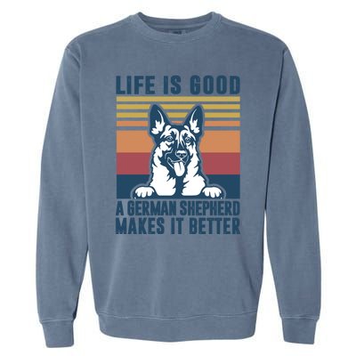 Ger Shepherd Gift Dog Dad Mom Ger Shepherd Gift Garment-Dyed Sweatshirt