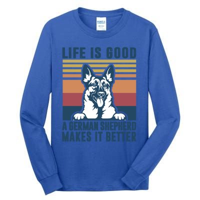 Ger Shepherd Gift Dog Dad Mom Ger Shepherd Gift Tall Long Sleeve T-Shirt