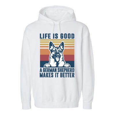 Ger Shepherd Gift Dog Dad Mom Ger Shepherd Gift Garment-Dyed Fleece Hoodie