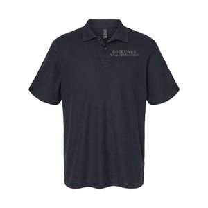 Greetings Starfighter Softstyle Adult Sport Polo