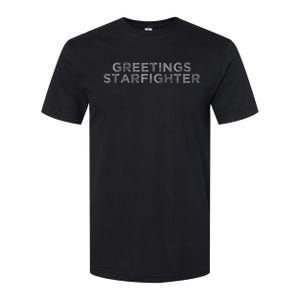 Greetings Starfighter Softstyle CVC T-Shirt