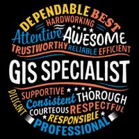 Gis Specialist Gifts Funny Appreciation Week Flat Bill Trucker Hat