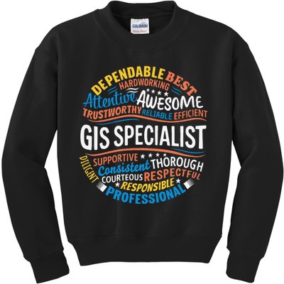 Gis Specialist Gifts Funny Appreciation Week Kids Sweatshirt