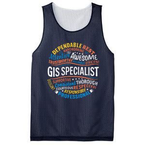 Gis Specialist Gifts Funny Appreciation Week Mesh Reversible Basketball Jersey Tank