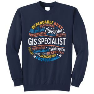 Gis Specialist Gifts Funny Appreciation Week Tall Sweatshirt