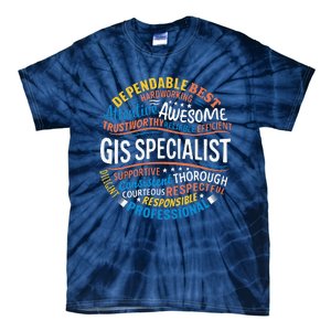 Gis Specialist Gifts Funny Appreciation Week Tie-Dye T-Shirt