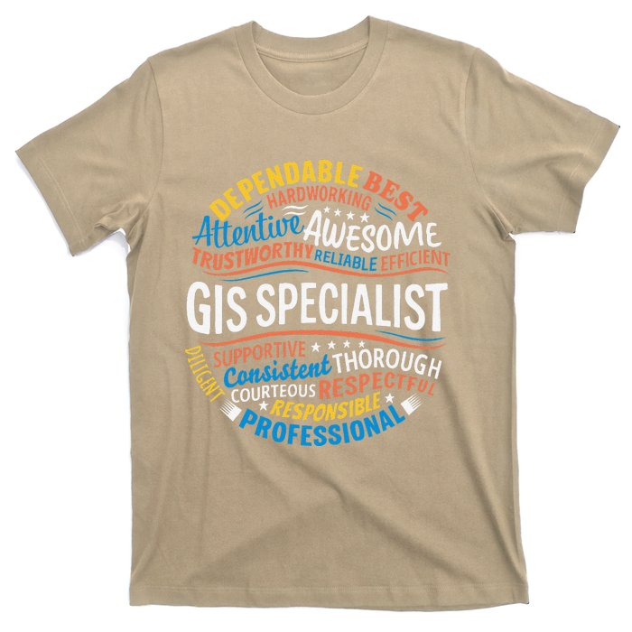 Gis Specialist Gifts Funny Appreciation Week T-Shirt