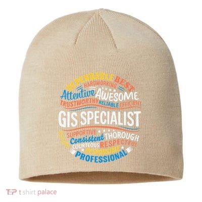 Gis Specialist Gifts Funny Appreciation Week Sustainable Beanie