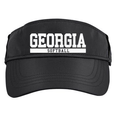 Georgia Softball Adult Drive Performance Visor