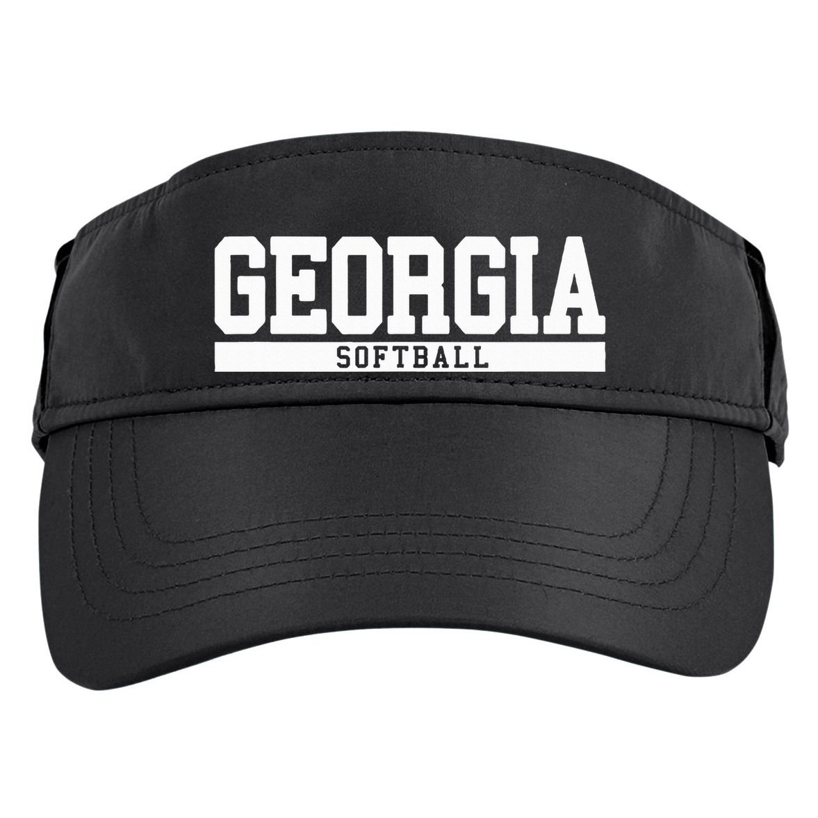 Georgia Softball Adult Drive Performance Visor