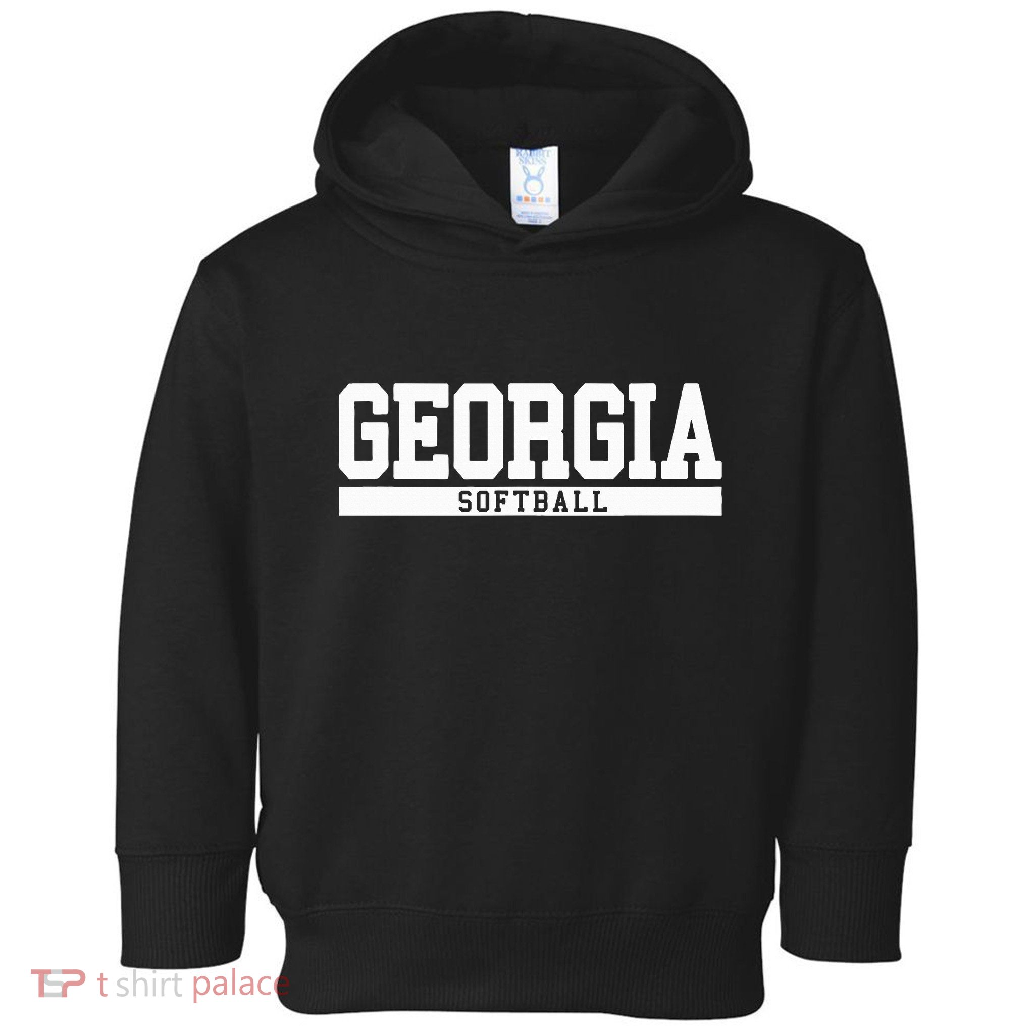 Georgia Softball Toddler Hoodie