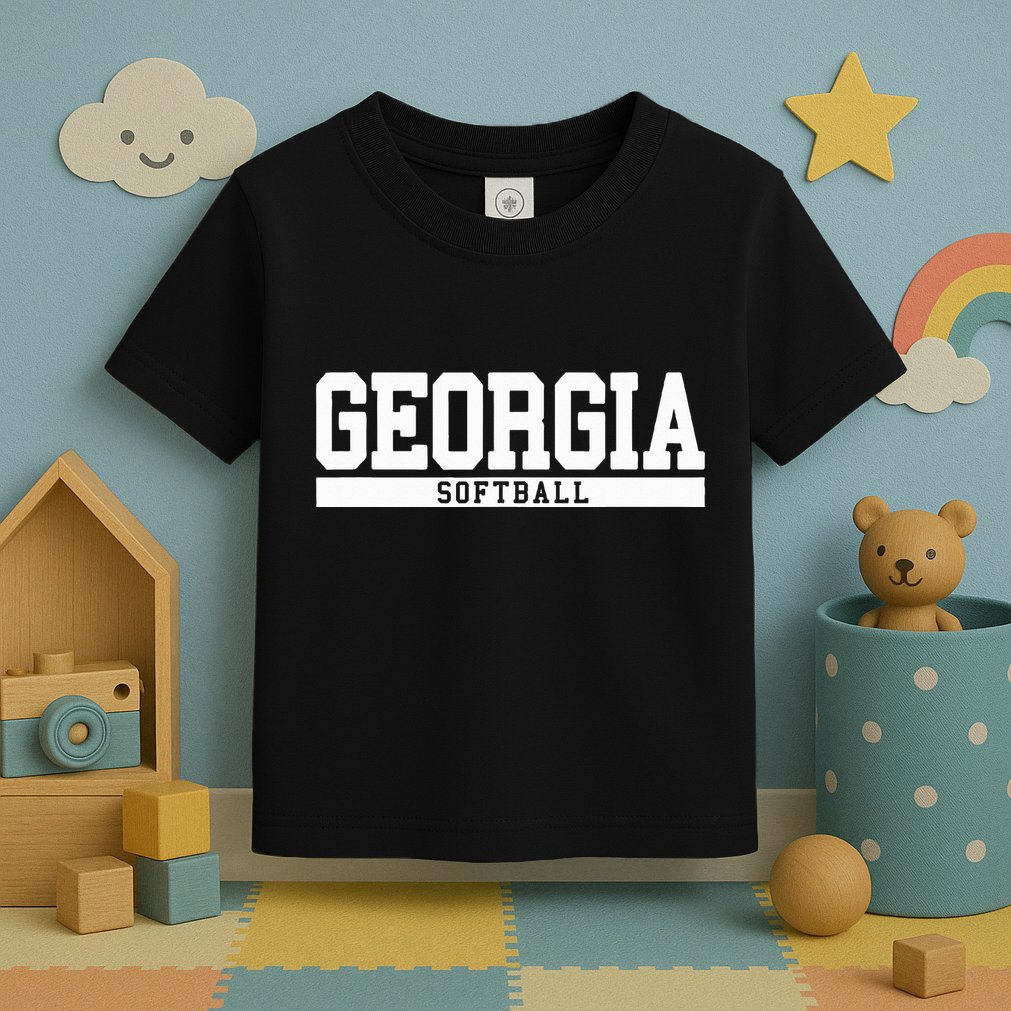 Georgia Softball Toddler T-Shirt