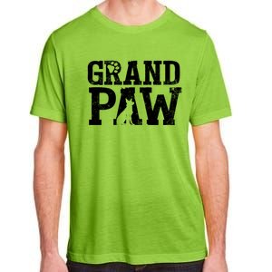 Ger Shepherd Grand Paw Dog Grandpa Grandpaw Pawpa Father Gift Adult ChromaSoft Performance T-Shirt