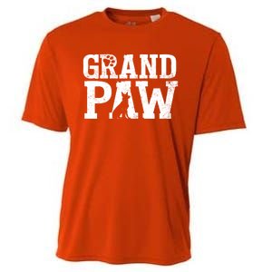 Ger Shepherd Grand Paw Dog Grandpa Grandpaw Pawpa Father Gift Cooling Performance Crew T-Shirt