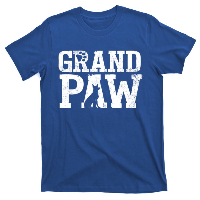 Ger Shepherd Grand Paw Dog Grandpa Grandpaw Pawpa Father Gift T-Shirt