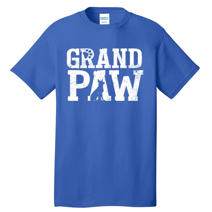 Ger Shepherd Grand Paw Dog Grandpa Grandpaw Pawpa Father Gift Tall T-Shirt