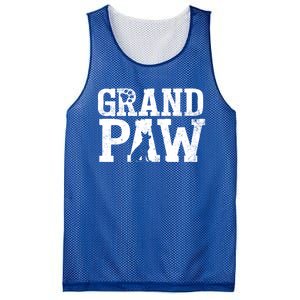 Ger Shepherd Grand Paw Dog Grandpa Grandpaw Pawpa Father Gift Mesh Reversible Basketball Jersey Tank