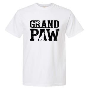 Ger Shepherd Grand Paw Dog Grandpa Grandpaw Pawpa Father Gift Garment-Dyed Heavyweight T-Shirt