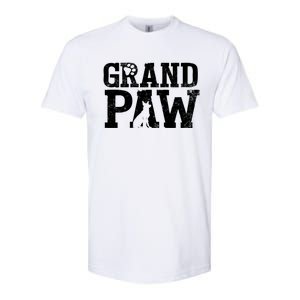 Ger Shepherd Grand Paw Dog Grandpa Grandpaw Pawpa Father Gift Softstyle CVC T-Shirt