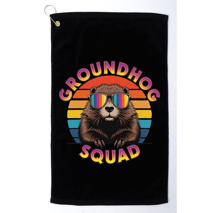 Groundhog Squad Golf Towel