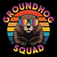 Groundhog Squad Cropped Pullover Crew