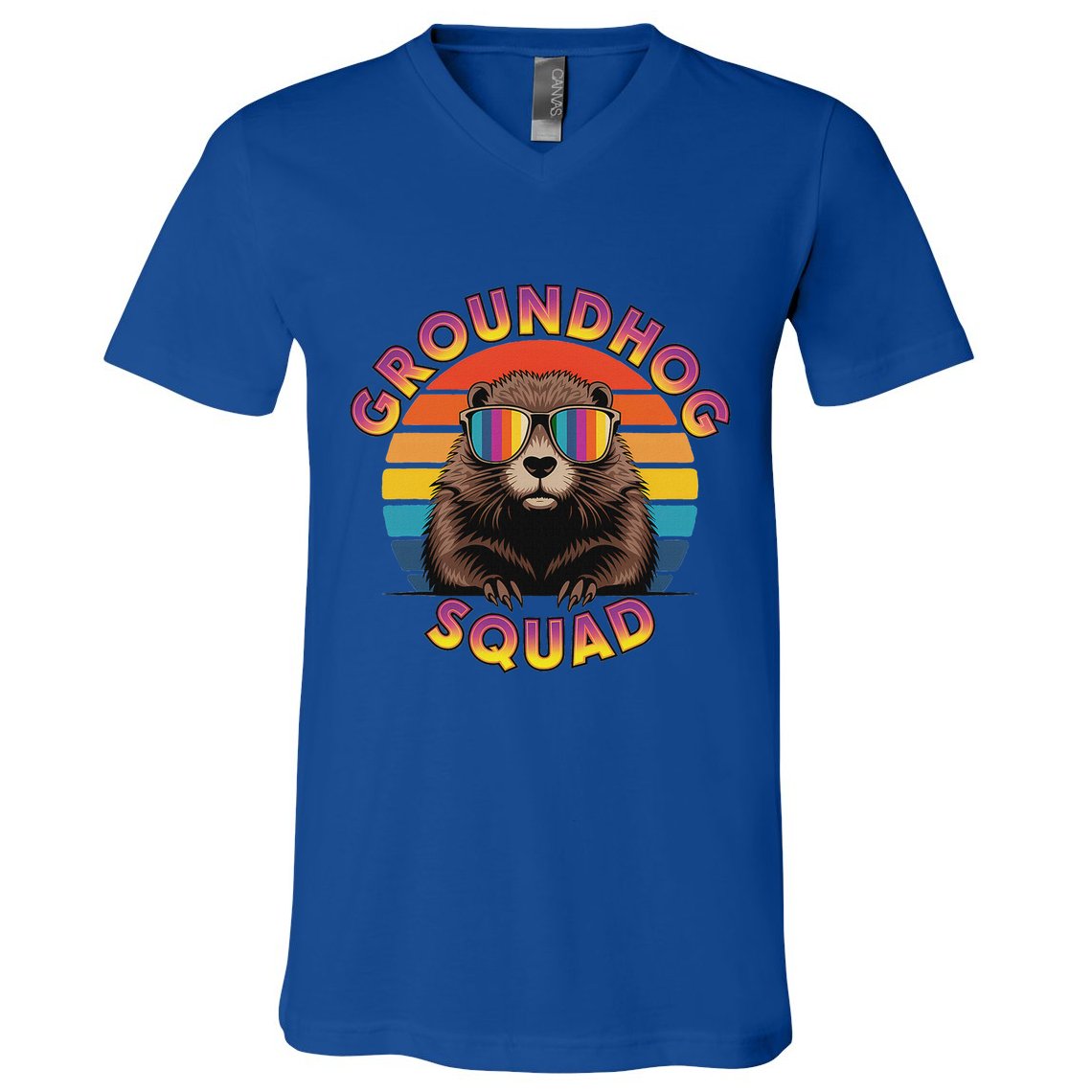 Groundhog Squad V-Neck T-Shirt