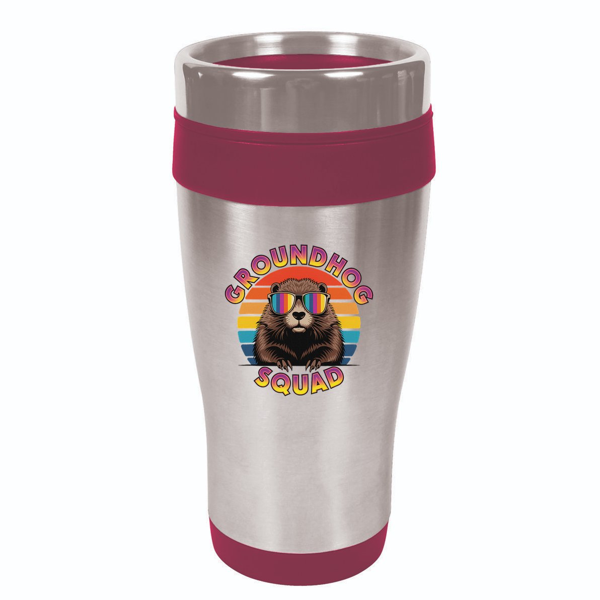 Groundhog Squad 16oz Travel Tumbler