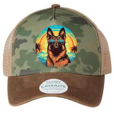 German Shepherd Legacy Tie Dye Trucker Hat