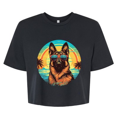 German Shepherd Bella+Canvas Jersey Crop Tee