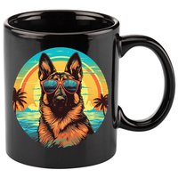 German Shepherd 11oz C Handle Ceramic Mug
