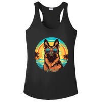 German Shepherd Ladies PosiCharge Competitor Racerback Tank